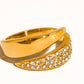 ANSLEY 18K GOLD GLAM RING