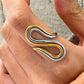 GURU 18K ABSTRACT RING