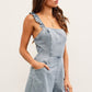 AUBRIE DENIM ROMPER