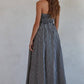 STRIPED MAXI DRESS