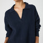 VHARI COLLAR LONG SLEEVE SWEATER