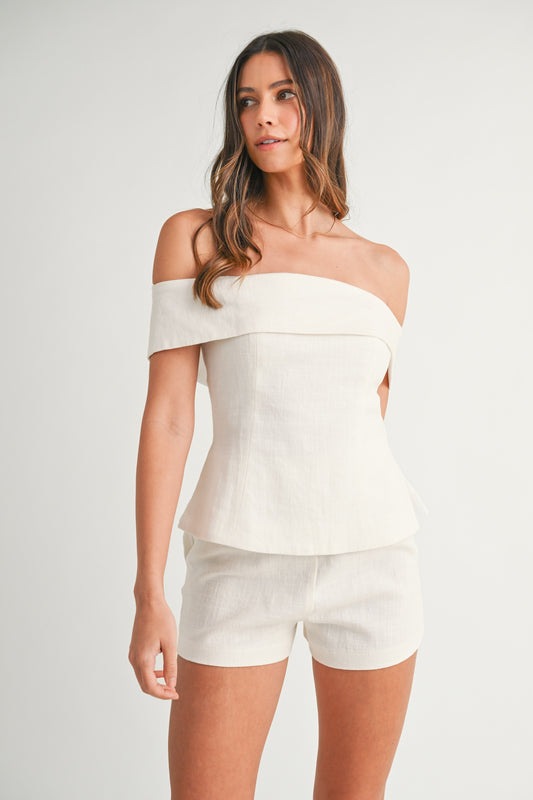 HALLE LINEN SHORT
