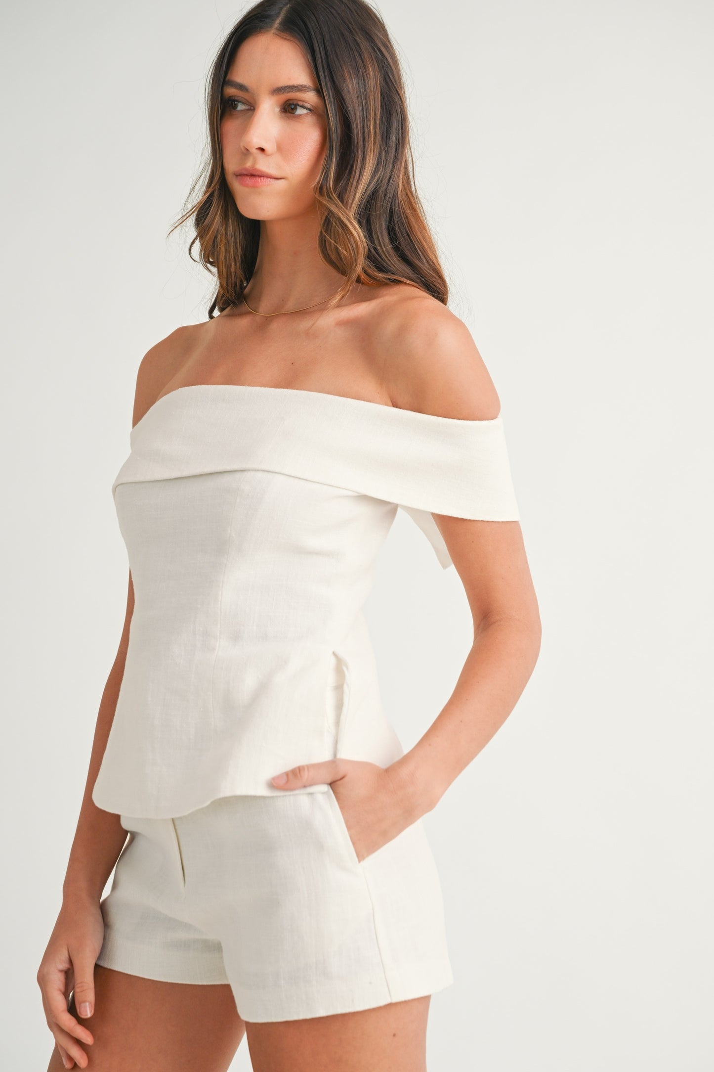 HALLE LINEN SHORT