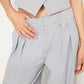 ESSENTIAL SUITING PLEATED TROUSERS