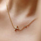 CLYRA GOLD FLOWER PENDANT NECKLACE