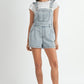 REMI RUFFLE DENIM OVERALLS