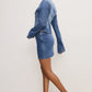 DENIM MINI SKIRT