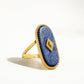 DAKOTA ADJUSTABLE NATURAL STONE RING