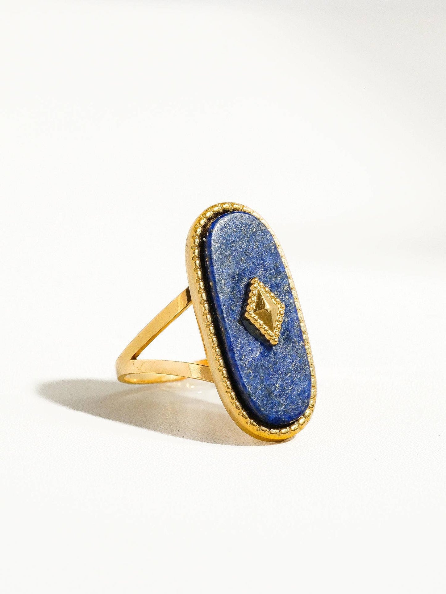 DAKOTA ADJUSTABLE NATURAL STONE RING