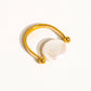 DORA 18K GOLD PEARL RING