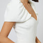 WHISPER GATHERED SLEEVE DRESS