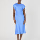ENNIS SATIN COLUMN MIDI DRESS