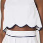 ALEXIS COTTON SCALLOP TOP