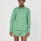 ALEXIS COTTON ANGLED YOKE SHIRT