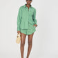 ALEXIS COTTON ANGLED YOKE SHIRT