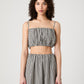 GINGHAM CROP TOP