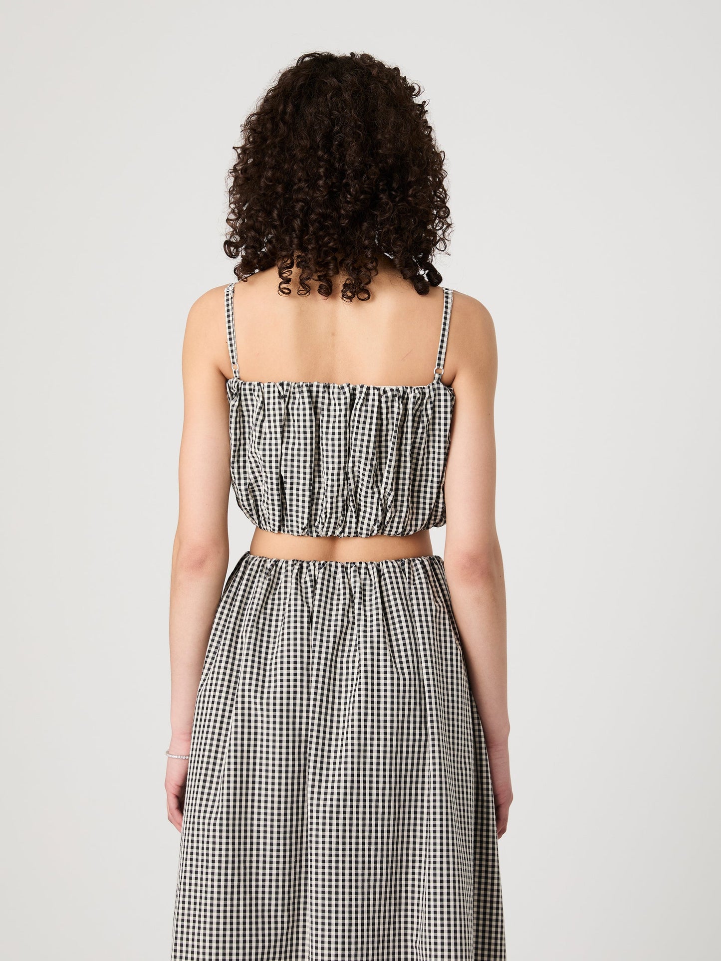 GINGHAM CROP TOP
