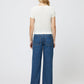 COTTON BLEND POINTELLE CARDIGAN