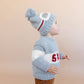 KIDS SKI SWEATER PLUSH BLUE