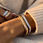 REN 18K GOLD STAINLESS BANGLE