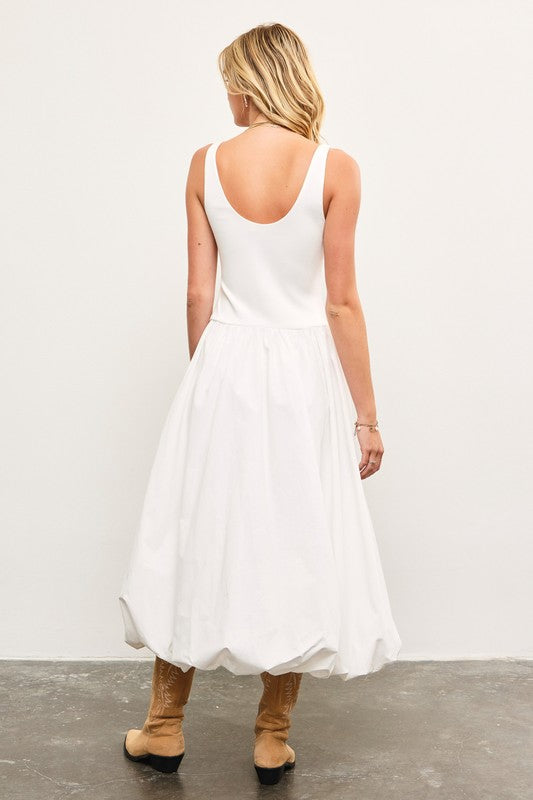 EDEN SLEEVELESS MIDI DRESS