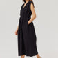 OBSIDIAN SEERSUCKER DRESS