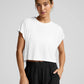 STUDIO LUXE CROPPED TEE