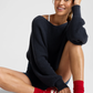 READY FOR BARRE CROPPED SWEATER