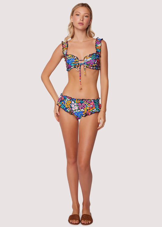 RENOIR'S TERRACE RUFFLE BIKINI BOTTOM