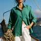 BOTANICAL LINEN TOP