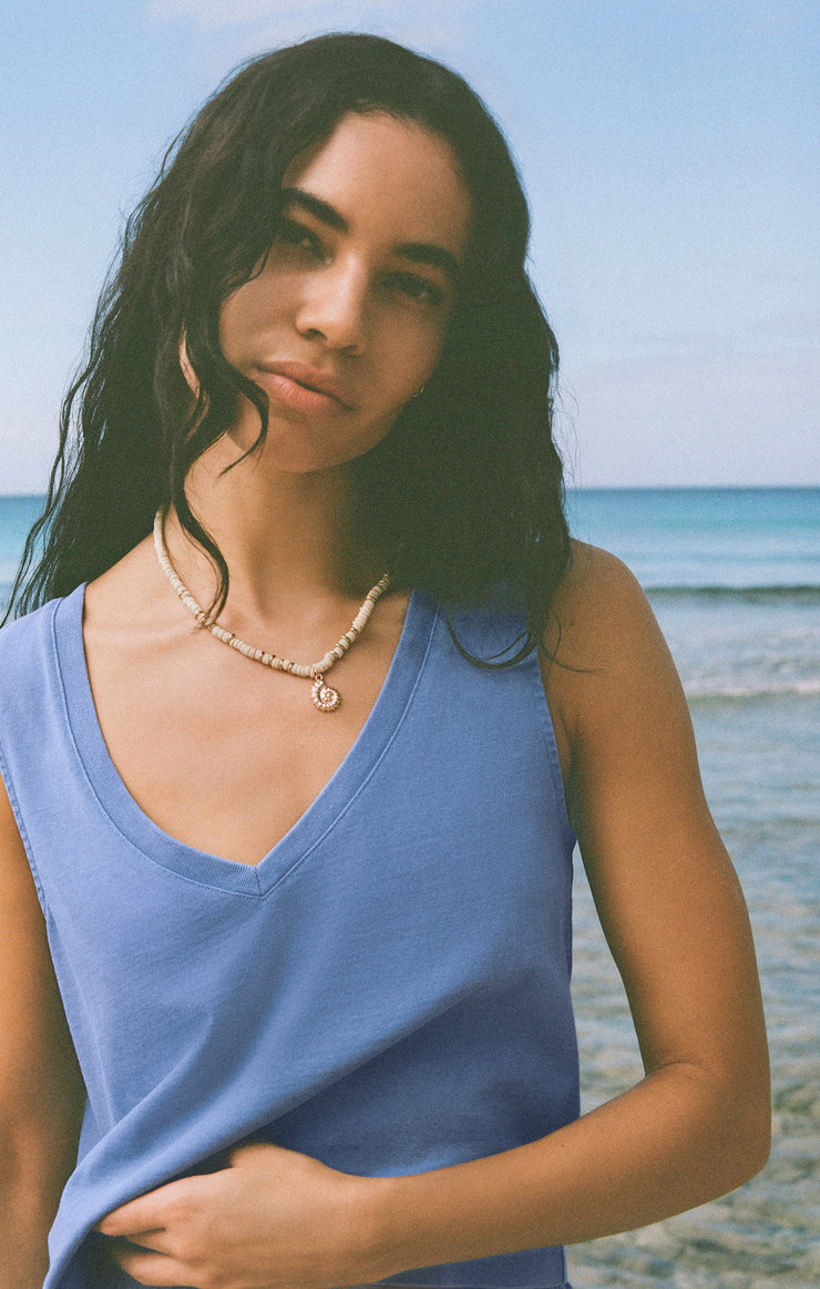 DREW V-NECK TOP