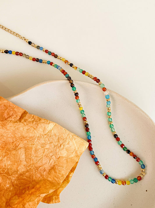 Estelle BEADED MULTI COLOR NECKLACE