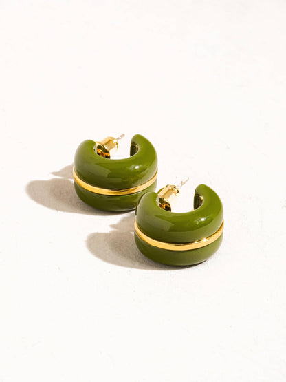 ARLO 18K GOLD HOOPS