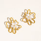 ROSELINE GOLD PETAL EARRINGS