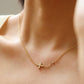 CLYRA GOLD FLOWER PENDANT NECKLACE
