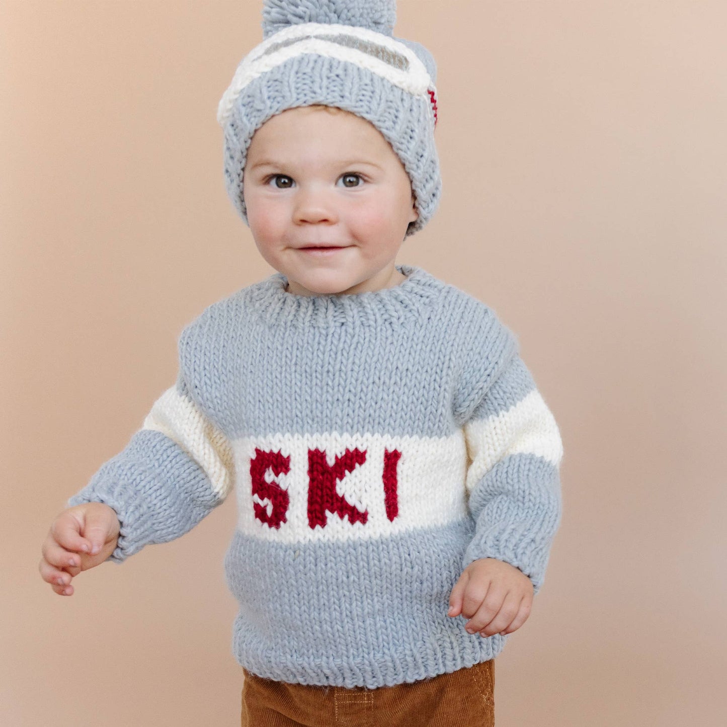 KIDS SKI SWEATER PLUSH BLUE