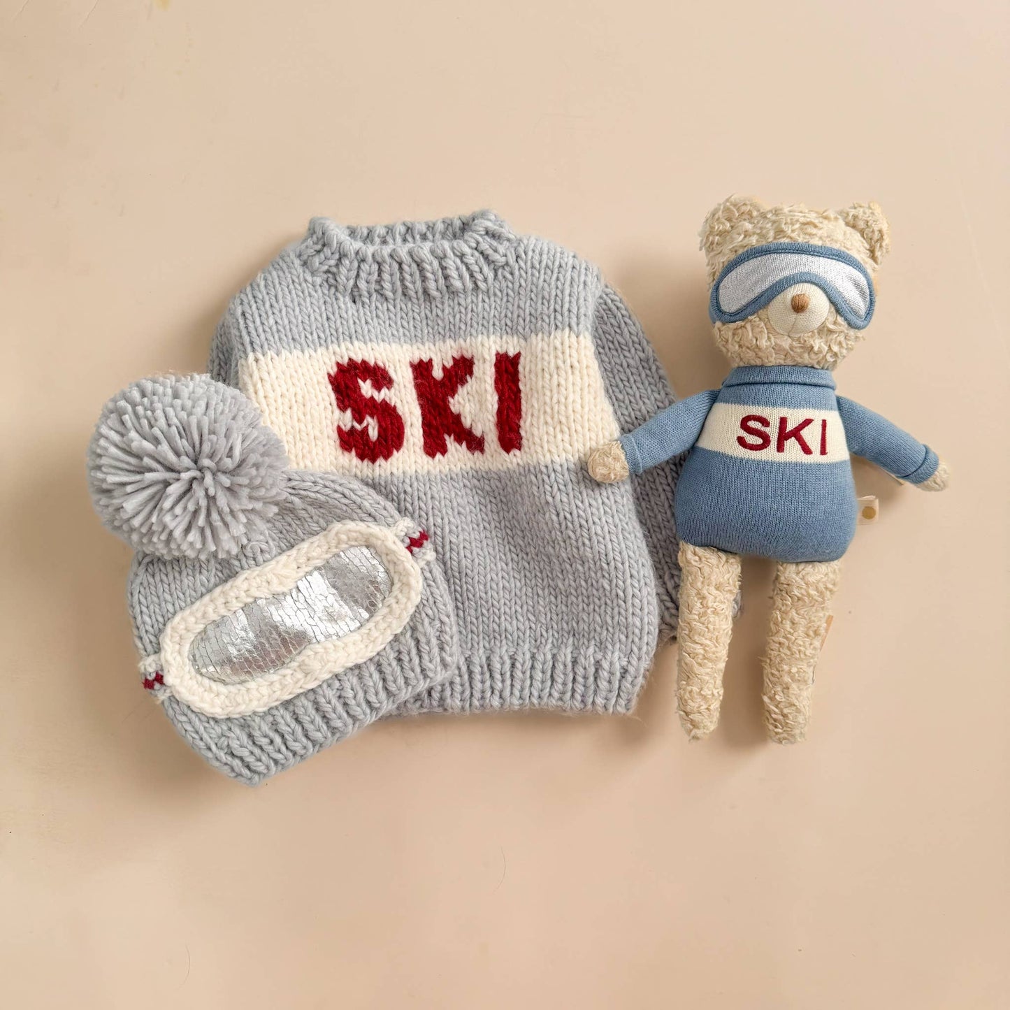 KIDS SKI SWEATER PLUSH BLUE